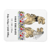 Magnet Flexible Mariage à thème dinosaure Fun Save the Date (Horizontal)