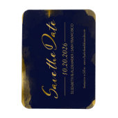 Magnet Flexible Mariage Abstrait Enregistrer la date Invitations | (Vertical)