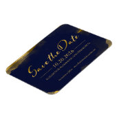 Magnet Flexible Mariage Abstrait Enregistrer la date Invitations | (Côté Gauche)