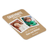 Magnet Flexible Mariage amusant Enregistrer la date Enfant Photos  (Côté Droit)