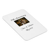 Magnet Flexible Mariage Anniversaire ajouter nom année image texte (Côté Droit)