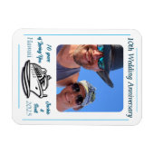 Magnet Flexible Mariage Anniversaire PHOTO Cruise PERSONNALISER (Horizontal)