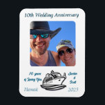 Magnet Flexible Mariage Anniversaire PHOTO Cruise PERSONNALISER<br><div class="desc">Mariage Anniversaire Photo Cruise PERSONNALISER Magnet. Cette PORTE MARKER PHOTO CROISIÈRE MAGNET, Est créé pour ceux qui se préparent à cette CROISIÈRE ANNIVERSAIRE spéciale, simple mais élégant Photo Keepsaké de votre croisière anniversaire. Fabriqué en MODÈLE, Pour vous permettre de le faire à vous ! Dans l'espace limité fourni, modifiez le...</div>