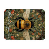 Magnet Flexible Mariage bohème personnalisé abeille bourdon botani (Horizontal)
