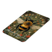 Magnet Flexible Mariage bohème personnalisé abeille bourdon botani (Côté Gauche)