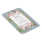 Magnet Flexible Mariage Boho rose pâle (Côté Droit)