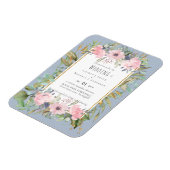 Magnet Flexible Mariage Boho rose pâle (Côté Gauche)