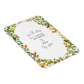 Magnet Flexible Mariage Botanique Du Début De L'Automne Enregistre (Côté Droit)