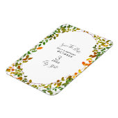 Magnet Flexible Mariage Botanique Du Début De L'Automne Enregistre (Côté Gauche)