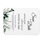 Magnet Flexible Mariage botanique neutre Enregistrer l'aimant de l (Horizontal)