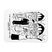 Magnet Flexible Mariage - Bridegroom Practical Joke Cartoon (Horizontal)