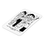 Magnet Flexible Mariage - Bridegroom Practical Joke Cartoon (Côté Gauche)