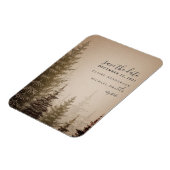 Magnet Flexible Mariage Brown À feuillage persistant Dans L'Arbre  (Côté Gauche)