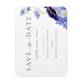 Magnet Flexible Mariage Champêtre Moderne (Vertical)