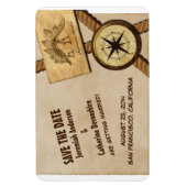 Magnet Flexible Mariage d'aventure vintage Enregistrer l'aimant de (Vertical)