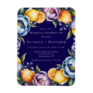 Magnet Flexible Mariage de bouquet Citrus méditerranéen