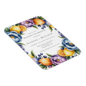 Magnet Flexible Mariage de bouquet Citrus méditerranéen (Côté Droit)