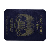 Magnet Flexible Mariage de destination Enregistrer le passeport de (Horizontal)