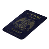 Magnet Flexible Mariage de destination Enregistrer le passeport de (Côté Gauche)