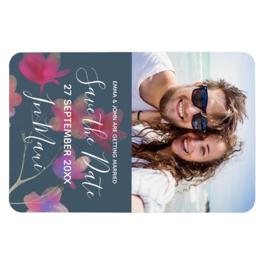 Magnet Flexible Mariage de destination tropicale (Horizontal)