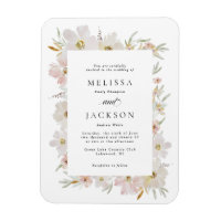 Mariage de fleurs d'aquarelle crème et bleu