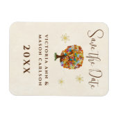 Magnet Flexible Mariage de la branche côté forêt enchantée (Horizontal)