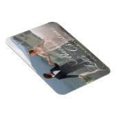 Magnet Flexible mariage de Noël marié vacances photo (Côté Droit)