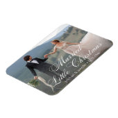 Magnet Flexible mariage de Noël marié vacances photo (Côté Gauche)