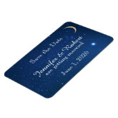 Magnet Flexible Mariage de nuit étoilé Enregistrer la date (Côté Gauche)