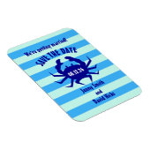Magnet Flexible Mariage de plage crabe nautique (Côté Droit)