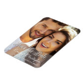 Magnet Flexible Mariage de script écrit à la main Enregistrer l'ai (Côté Gauche)