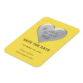 Magnet Flexible Mariage De Script Moderne Enregistrer La Date Invi (Côté Gauche)