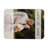 Magnet Flexible Mariage de script photo de l'effet de papier coupé (Horizontal)