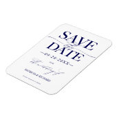 Magnet Flexible Mariage Design Moderne Enregistrer La Date Non Pho (Côté Gauche)