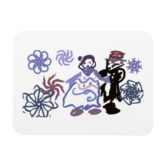Magnet Flexible Mariage d'hiver (Horizontal)