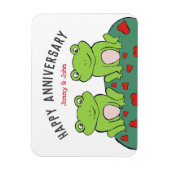 Magnet Flexible Mariage du couple de grenouilles (Vertical)