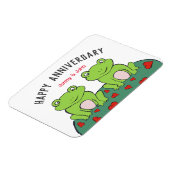 Magnet Flexible Mariage du couple de grenouilles (Côté Gauche)