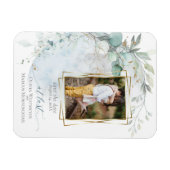 Magnet Flexible Mariage | Dusty Blue Over the Moon in Love (Horizontal)