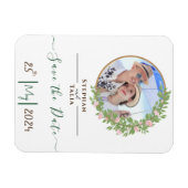 Magnet Flexible Mariage Élégance Florale Enchantée (Horizontal)
