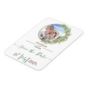 Magnet Flexible Mariage Élégance Florale Enchantée (Côté Gauche)