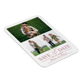 Magnet Flexible Mariage élégant Enregistrer La Date Plusieurs Phot (Côté Droit)
