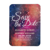 Magnet Flexible Mariage Enregistrer La Date Galaxy Nebula Constell (Vertical)