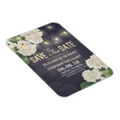 Magnet Flexible Mariage Enregistrer La Date Hydrangea String Light (Côté Droit)