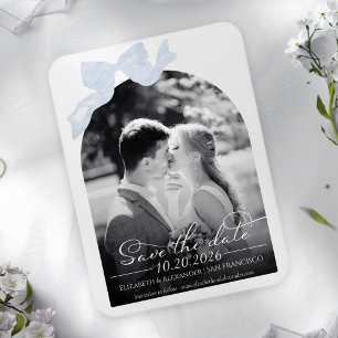 Magnet Flexible Mariage Enregistrer la date Invitation Photo de