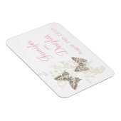 Magnet Flexible Mariage enregistrer la date papillons aimant (Côté Droit)