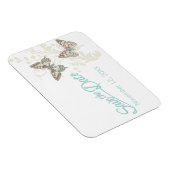 Magnet Flexible Mariage enregistrer la date papillons aimant (Côté Droit)