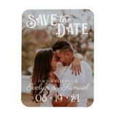 Magnet Flexible Mariage Enregistrer les cartes de dates avec une p (Vertical)