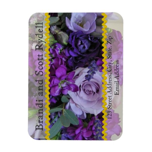 Magnet Flexible Mariage Favoriser le Modèle d'aimant personnalisé (Vertical)