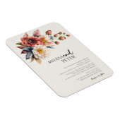 Magnet Flexible Mariage fleur sauvage (Côté Droit)