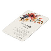 Magnet Flexible Mariage fleur sauvage (Côté Gauche)